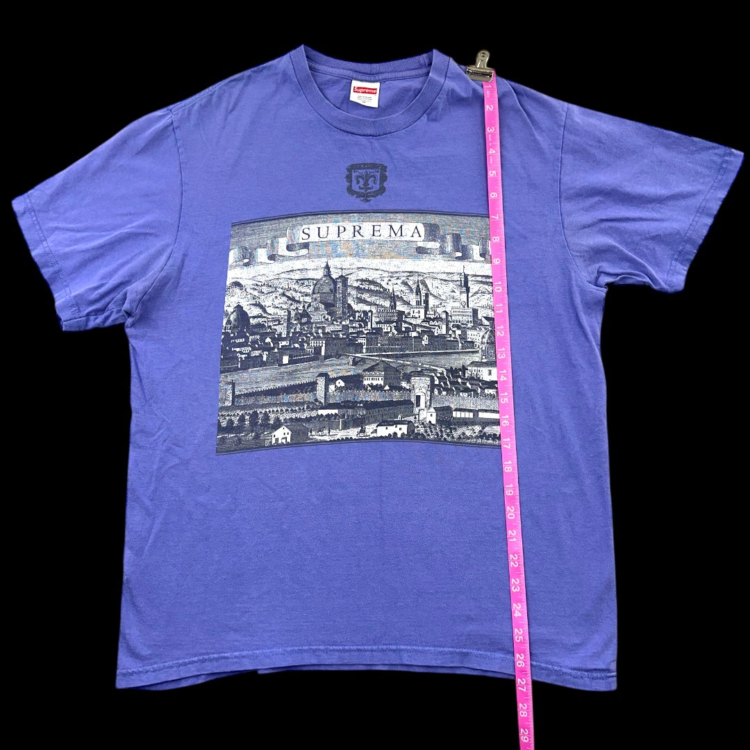 Supreme Fiorenza Tee In Light Purple From The Spring/Summer 2018
