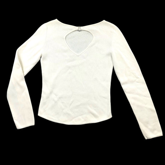 Long Sleeve Top With Keyhole Cutout