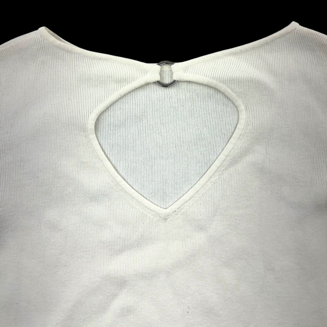 Long Sleeve Top With Keyhole Cutout