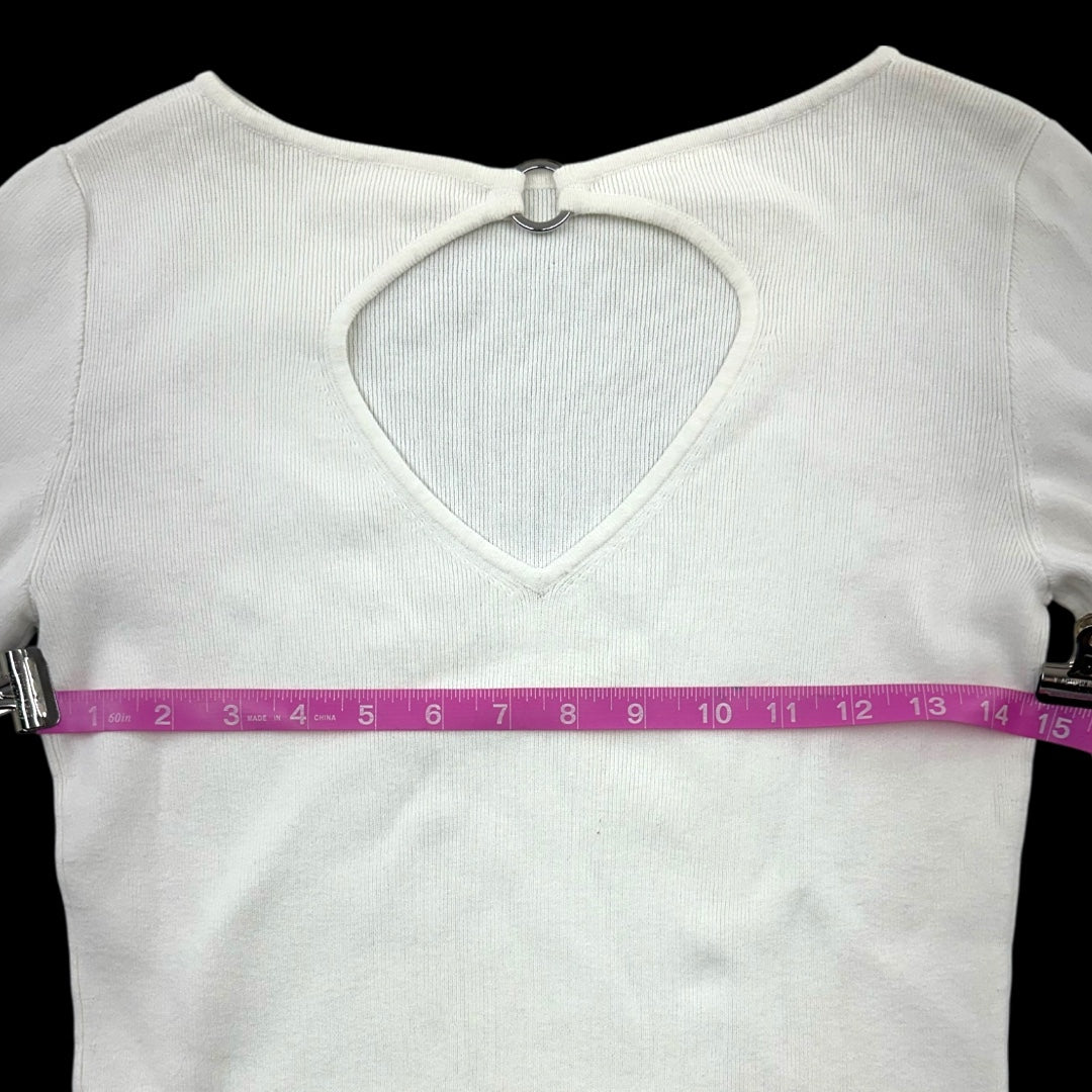 Long Sleeve Top With Keyhole Cutout