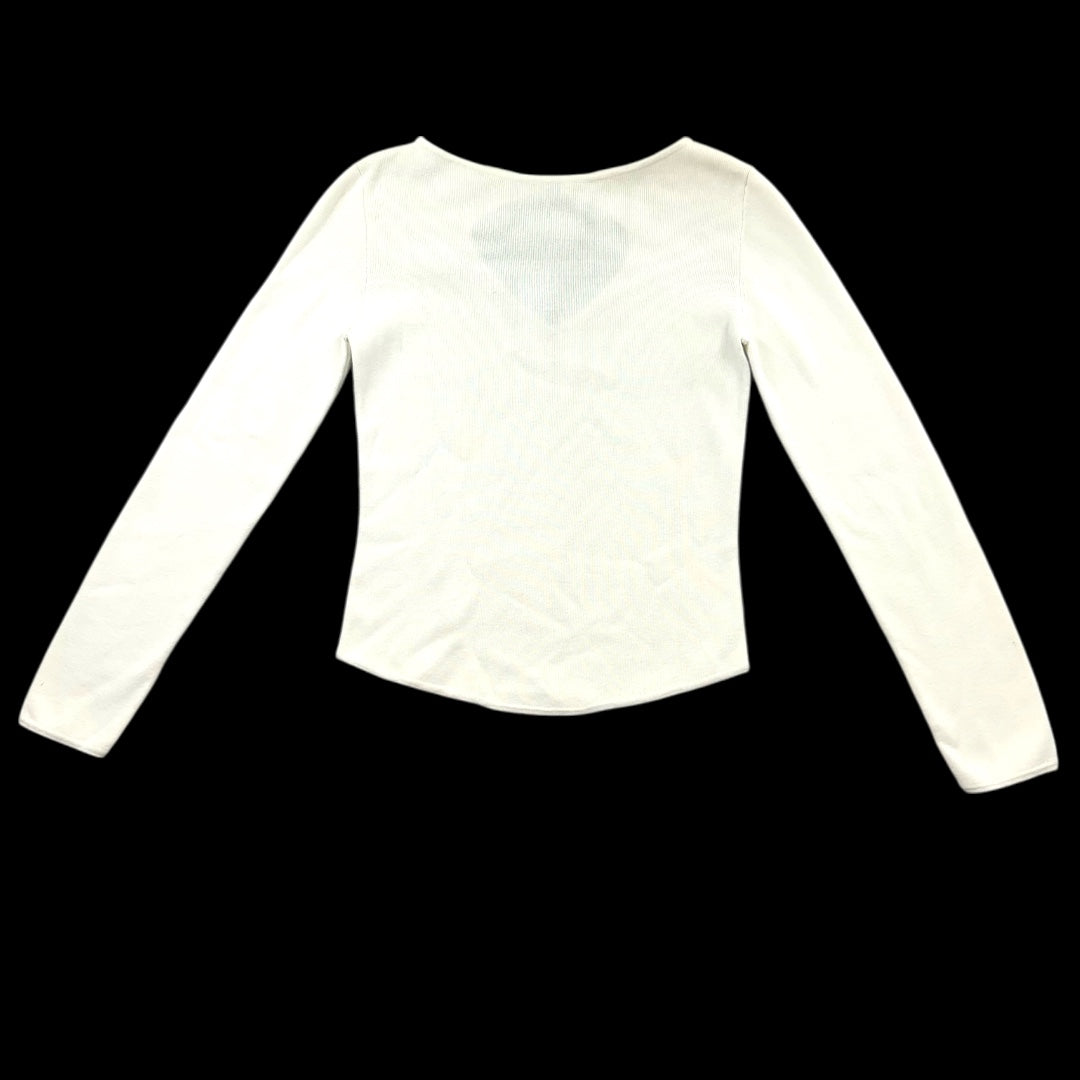 Long Sleeve Top With Keyhole Cutout