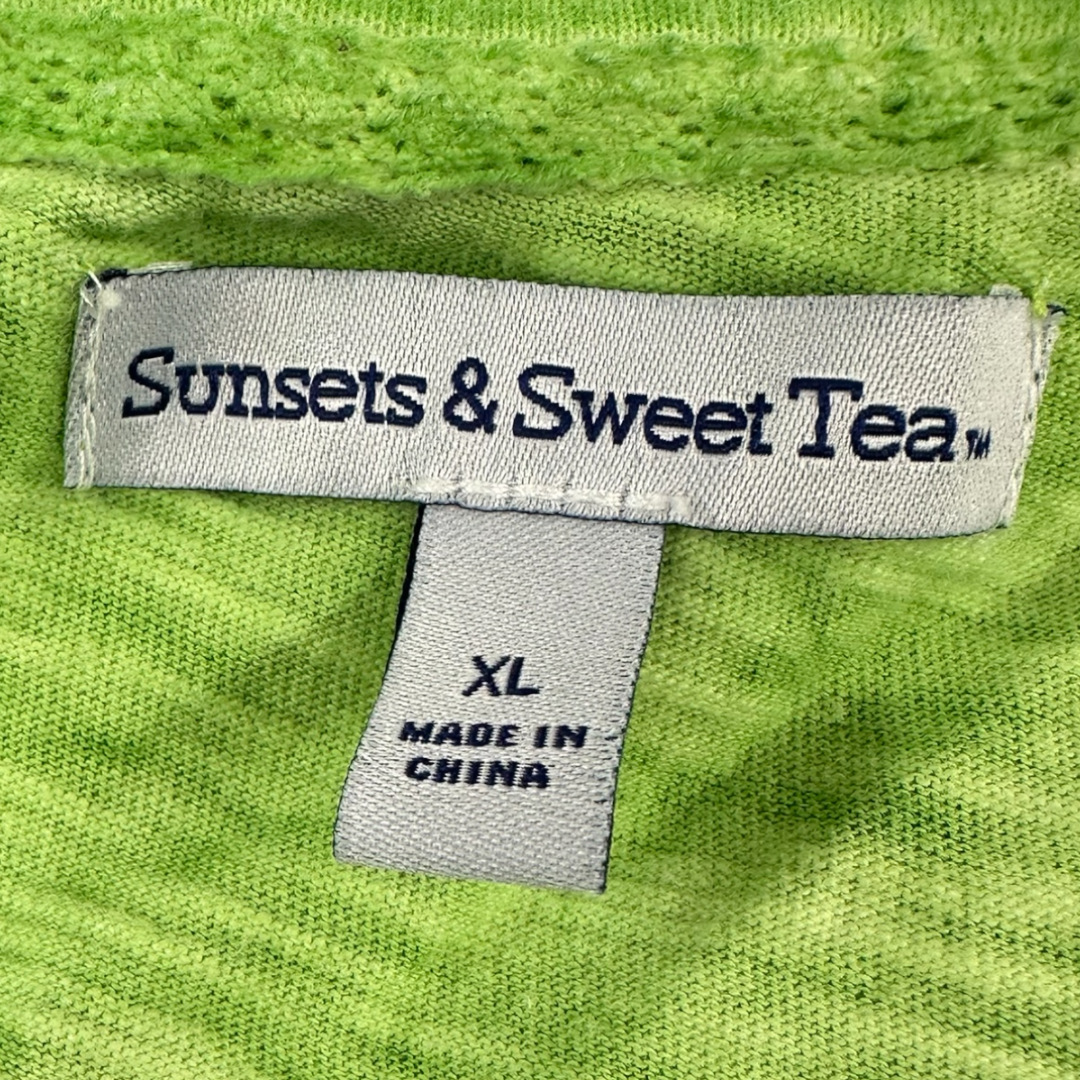Sunsets & Sweet Tea's 3/4 Sleeve V Neck Tee