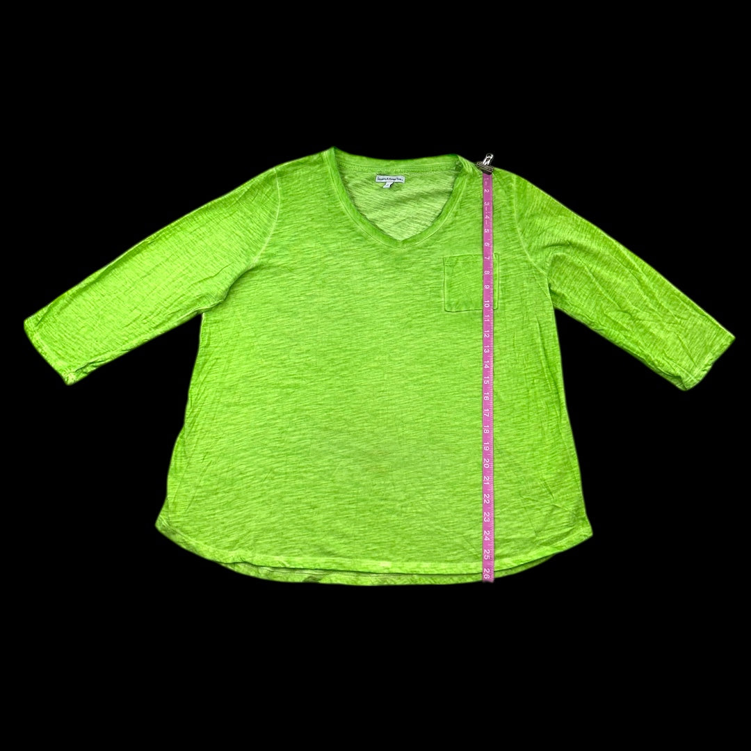 Sunsets & Sweet Tea's 3/4 Sleeve V Neck Tee