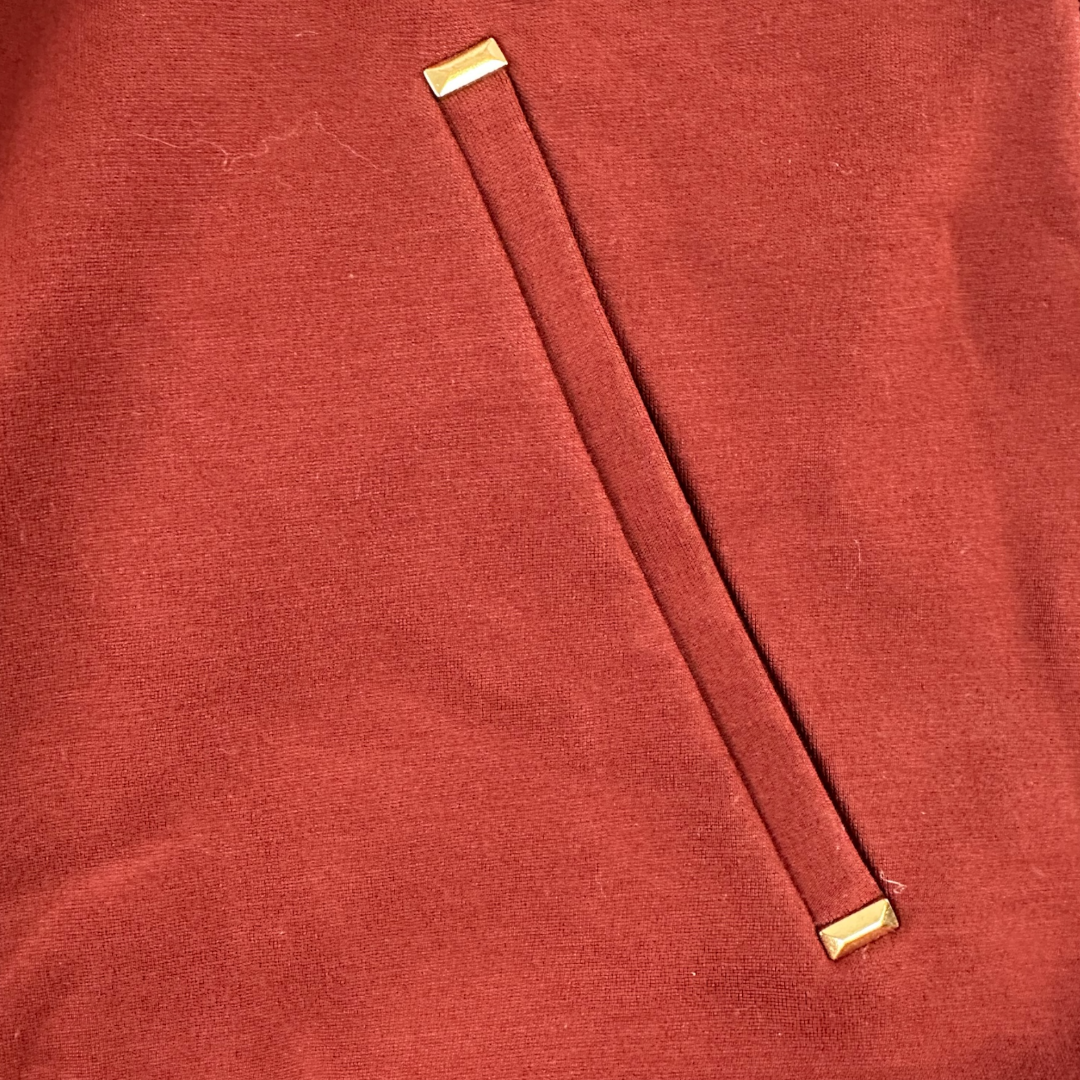 Stretchy Straight Pants With Pockets