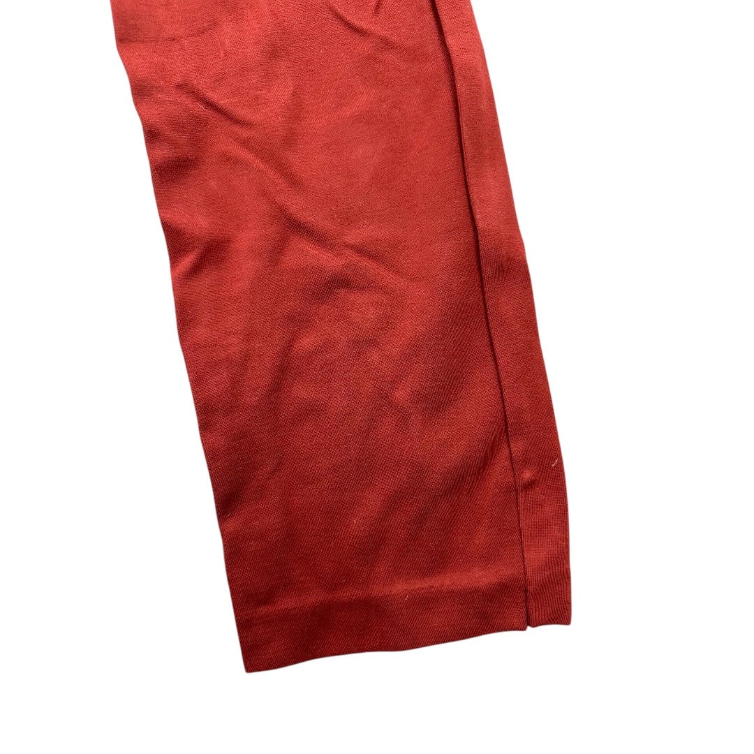 Stretchy Straight Pants With Pockets