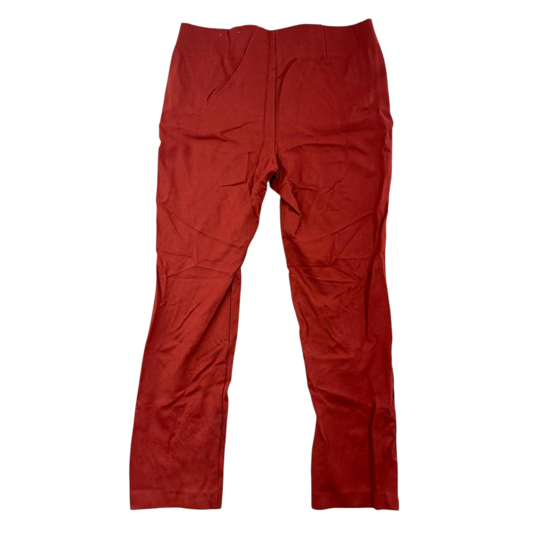 Stretchy Straight Pants With Pockets