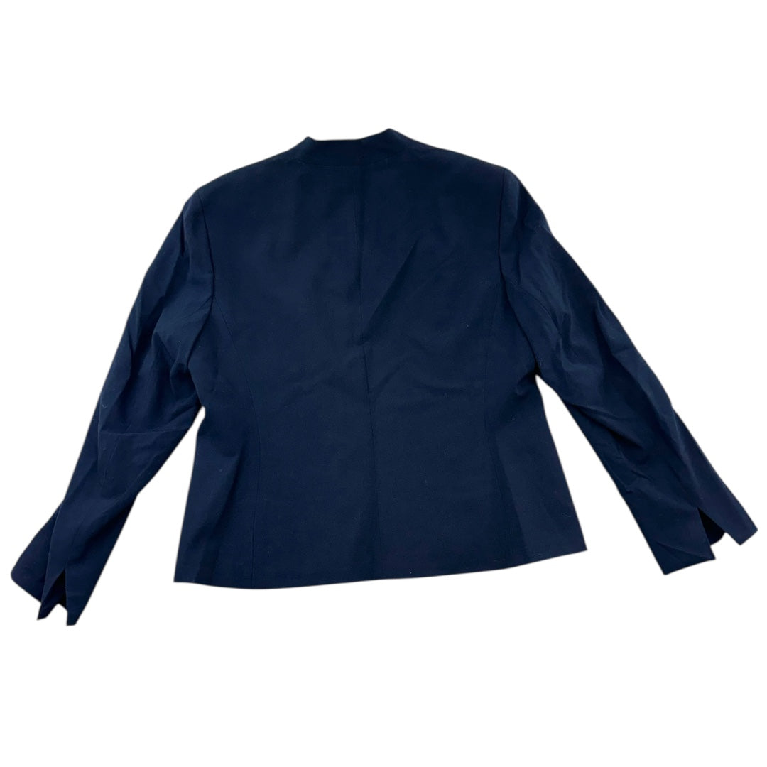 Nine West Open Front Navy Blazer