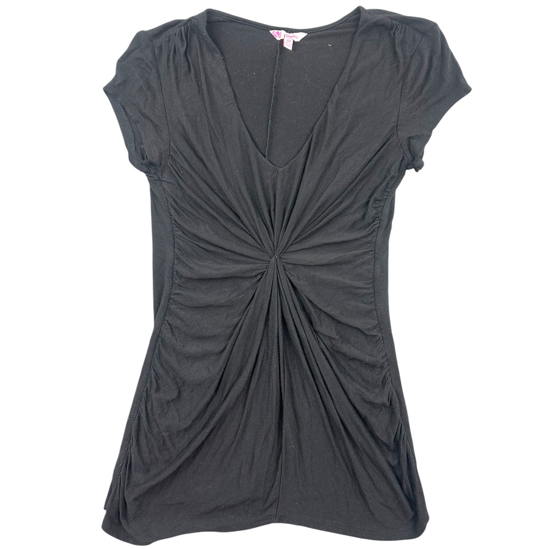 Candie's Ruched Short Sleeve Top