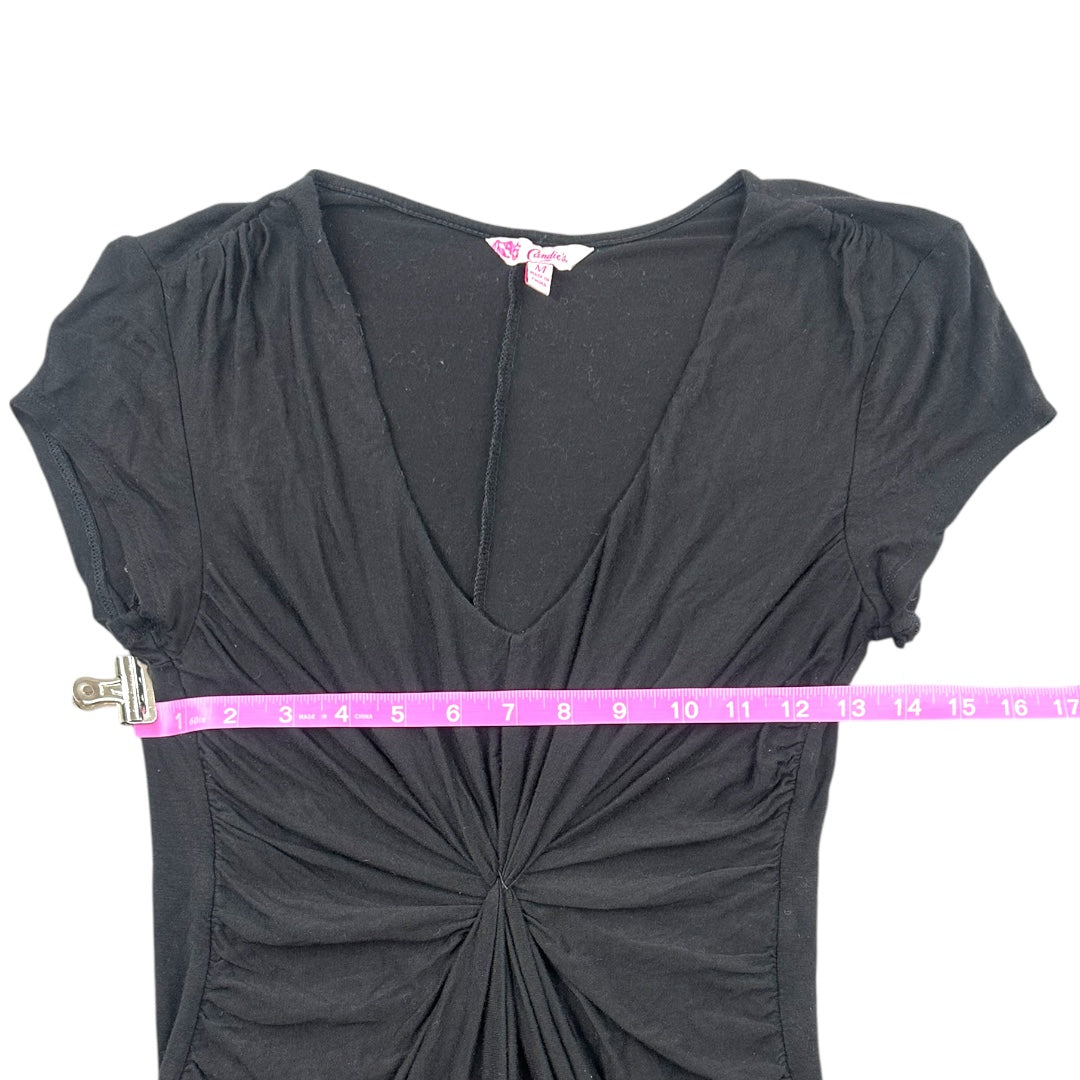 Candie's Ruched Short Sleeve Top