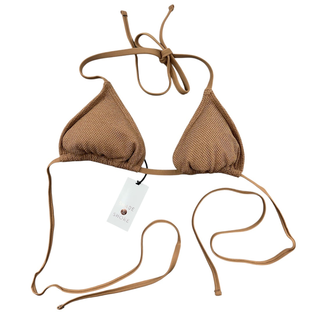 Shade &Shore's Crochet Strappy Triangle Bikini Top NWT