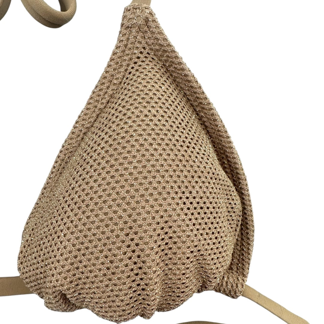 Shade &Shore's Crochet Strappy Triangle Bikini Top NWT