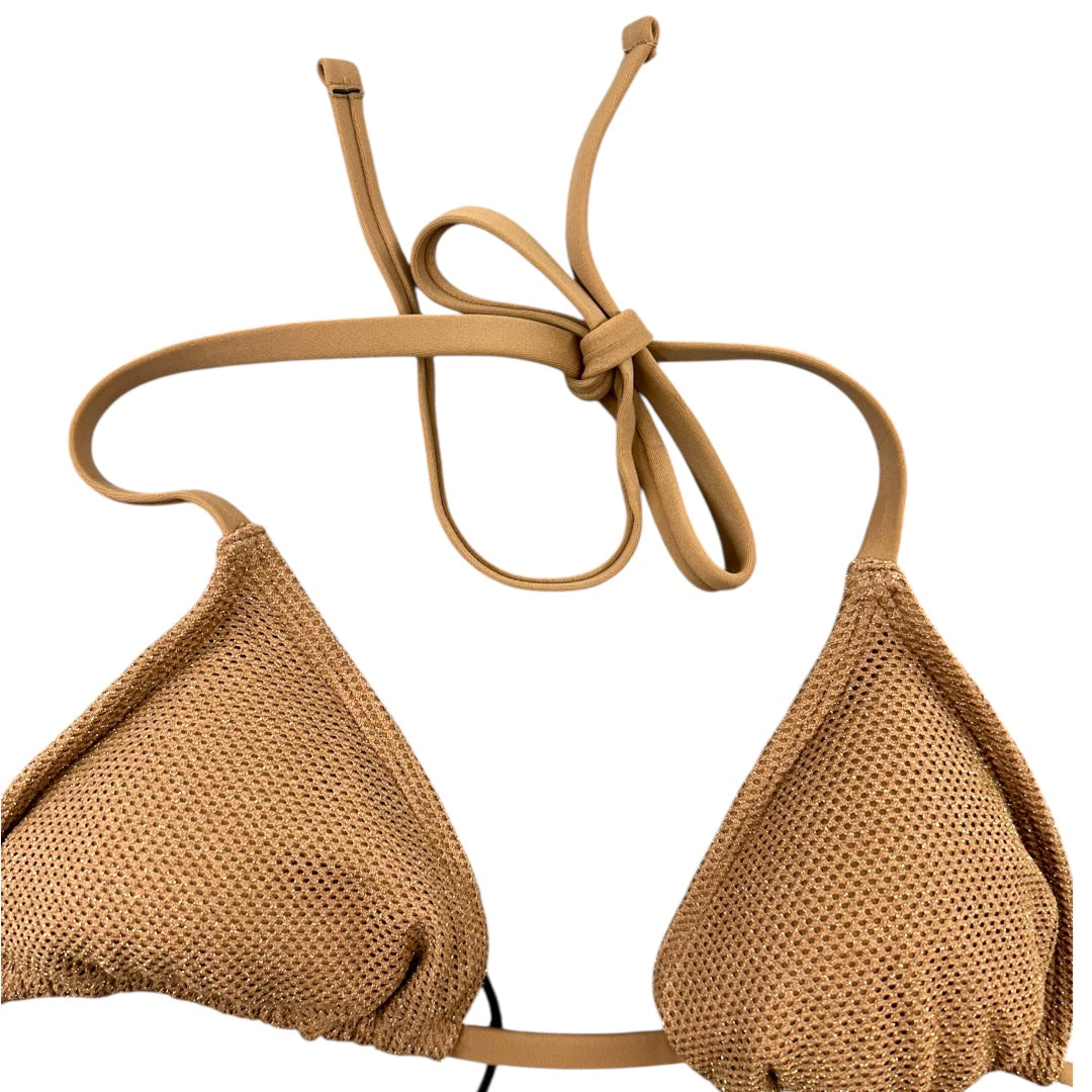 Shade &Shore's Crochet Strappy Triangle Bikini Top NWT