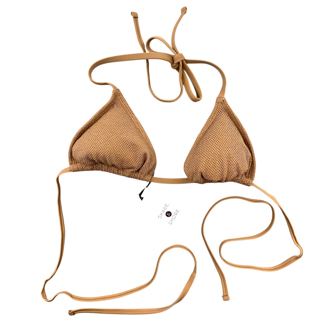 Shade &Shore's Crochet Strappy Triangle Bikini Top NWT