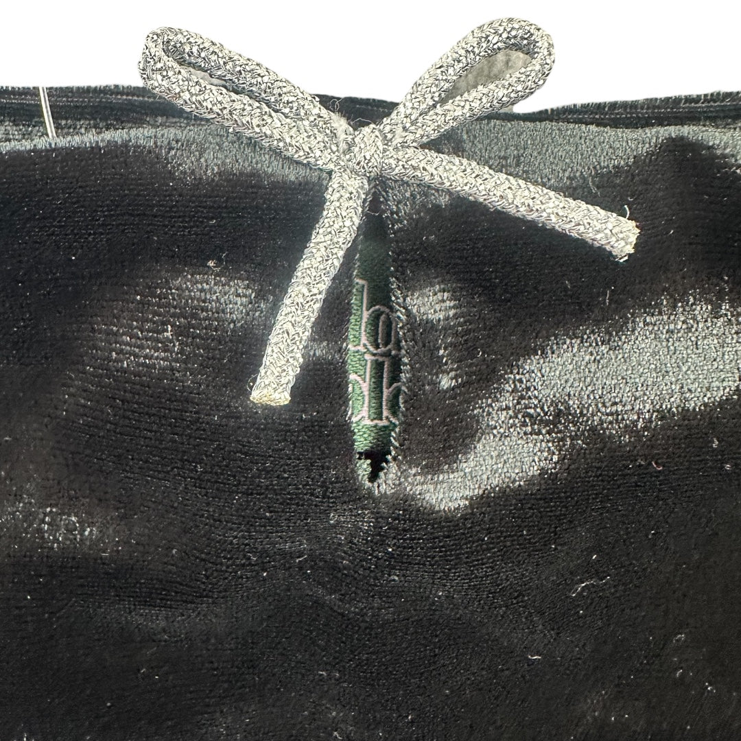 Wild Fable Black Velvet Cropped Tank Top