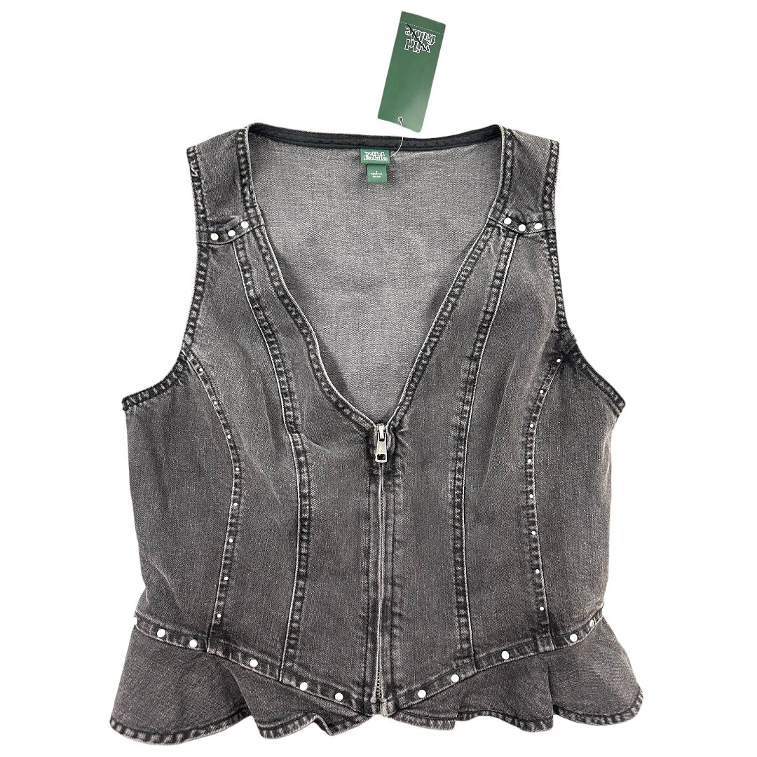 Wild Fable Women's Studded Denim Vest Top