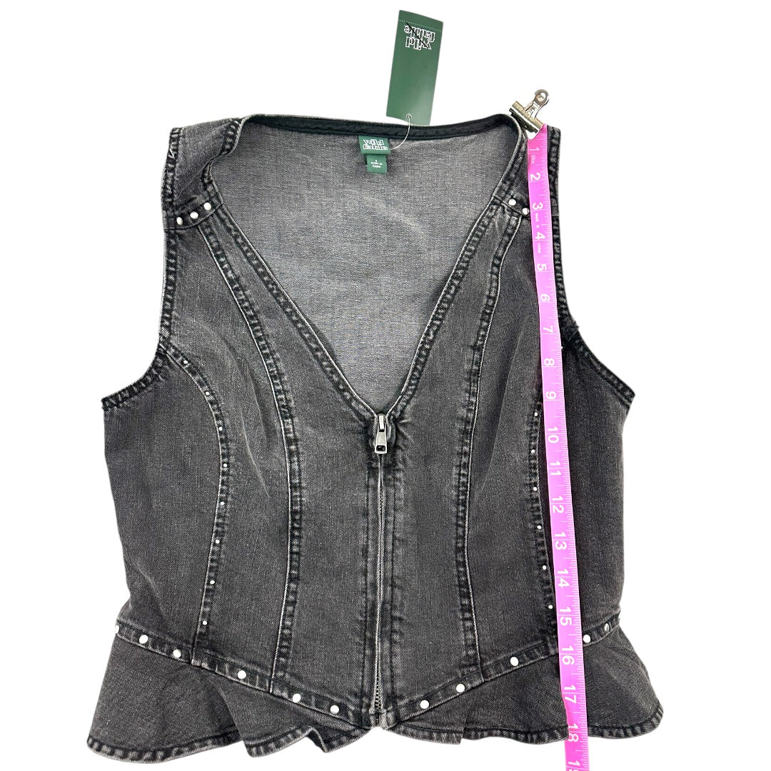 Wild Fable Women's Studded Denim Vest Top