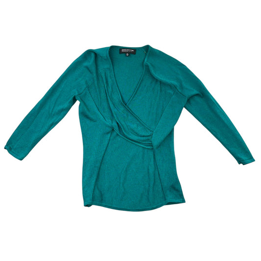 Jones New York Long Sleeve Wrap Top