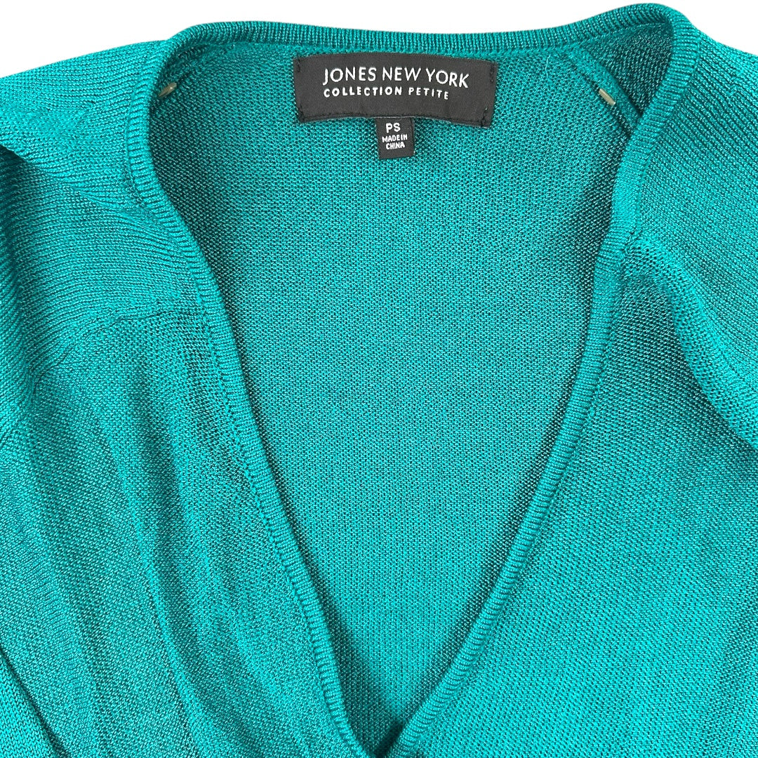 Jones New York Long Sleeve Wrap Top