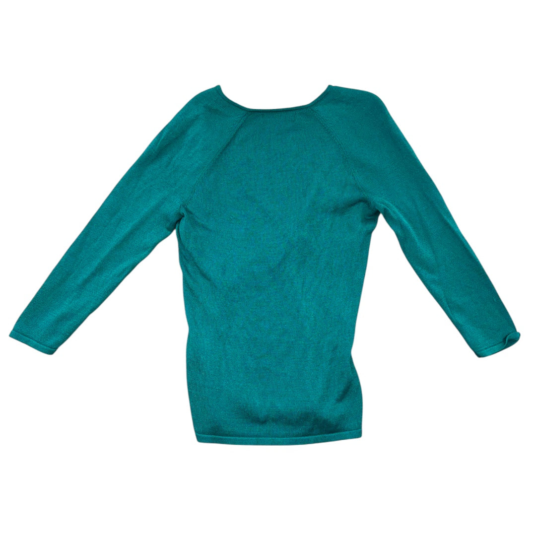 Jones New York Long Sleeve Wrap Top