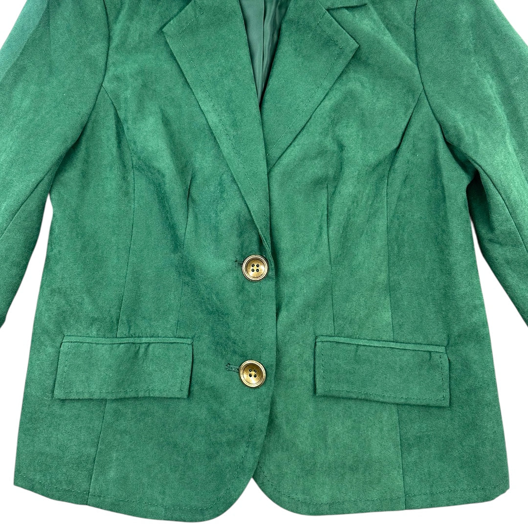 Studio Works Green Suede Blazer