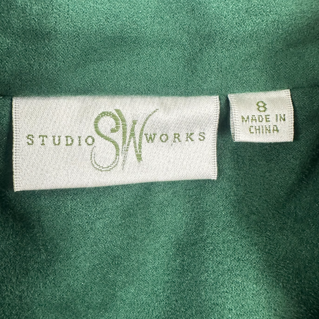 Studio Works Green Suede Blazer