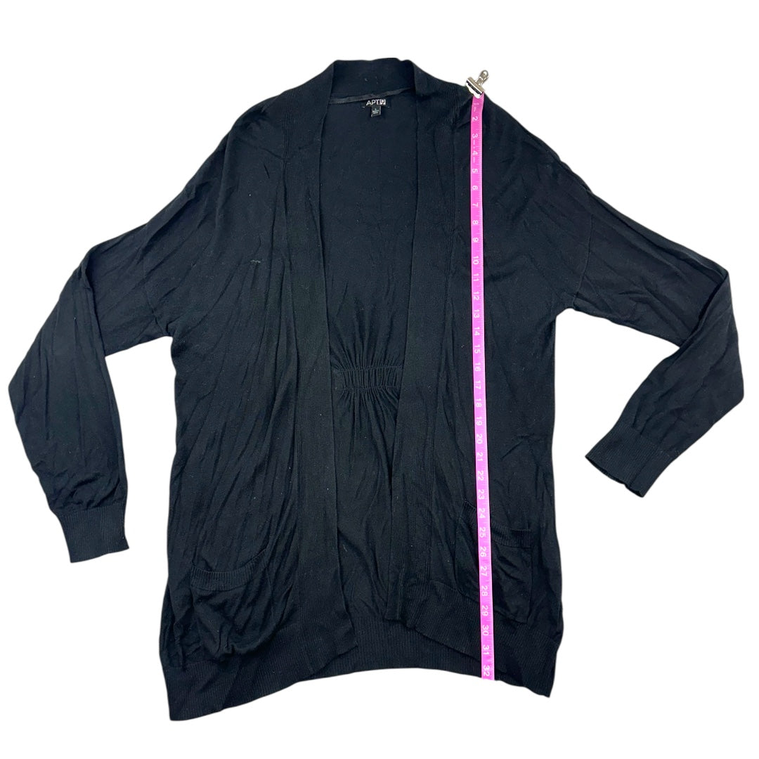 Apt. 9 Open Front Black Cardigan