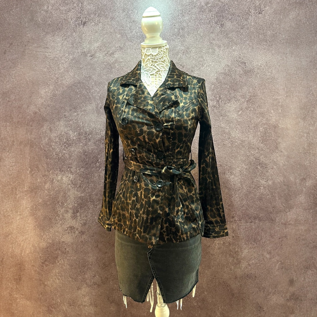 Dots Leopard Print Jacket