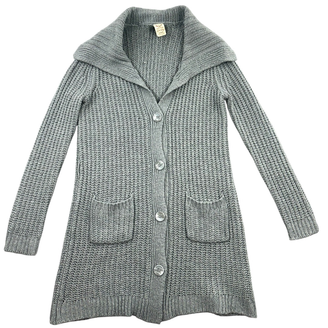 Faded Glory Long Knit Button Up Cardigan