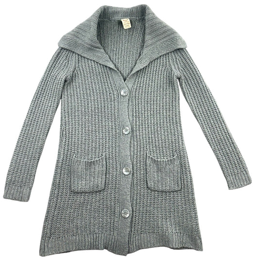 Faded Glory Long Knit Button Up Cardigan