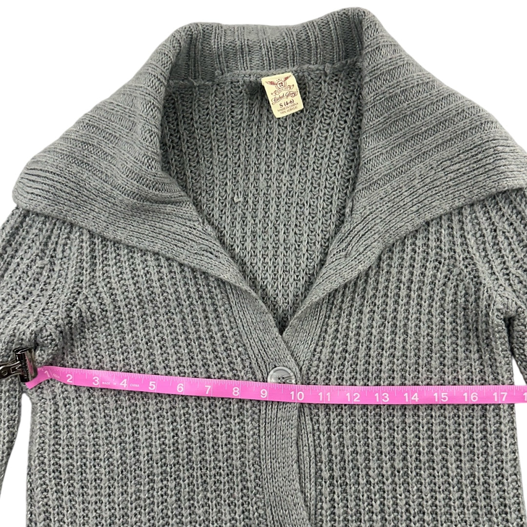 Faded Glory Long Knit Button Up Cardigan