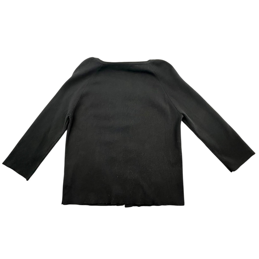 Dana Buchman Open Front Embellished Cardigan