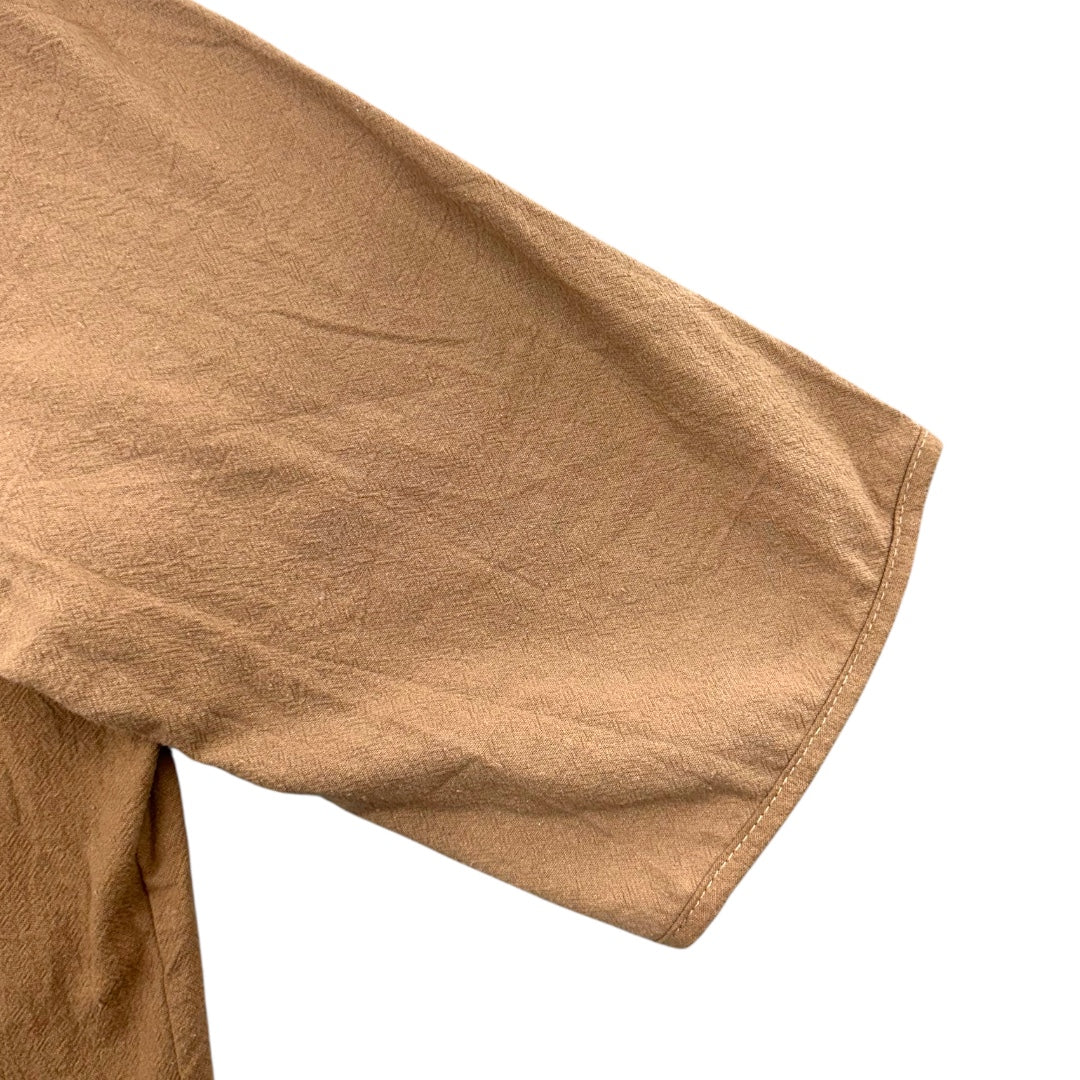 Beige Embroidered Top