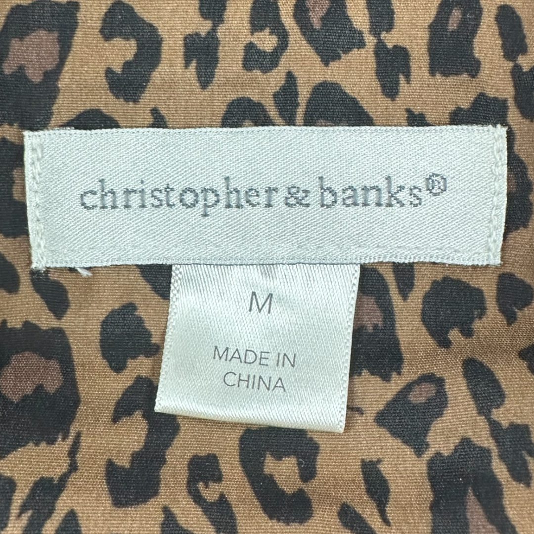 Christopher & Banks Textured Tapestry Shacket