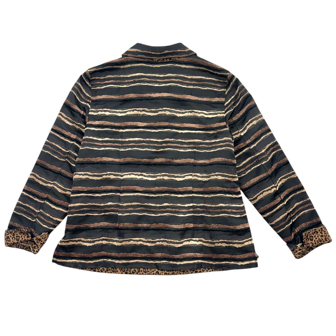 Christopher & Banks Textured Tapestry Shacket