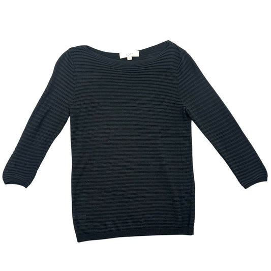 LOFT Striped Boat Neck Shirt