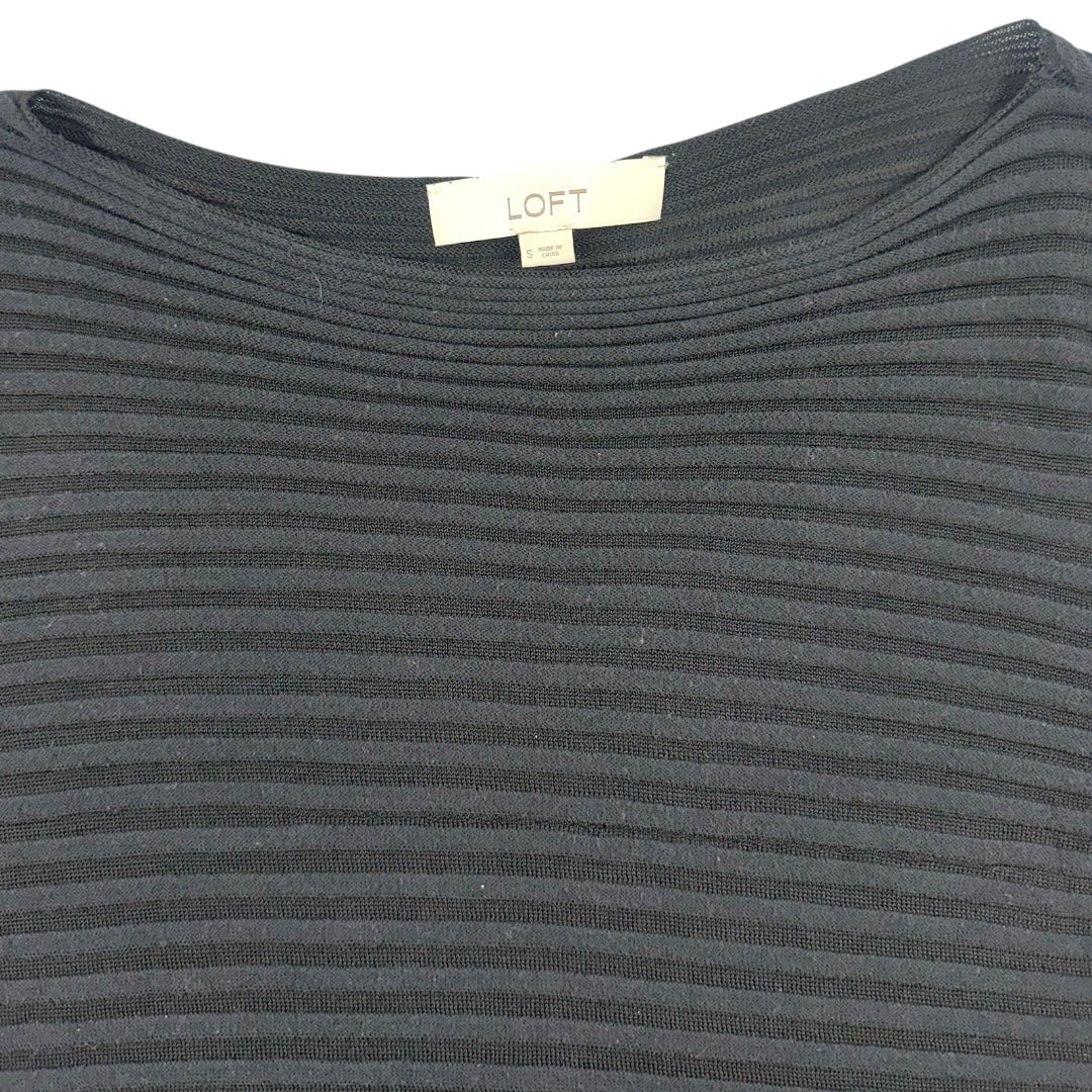 LOFT Striped Boat Neck Shirt