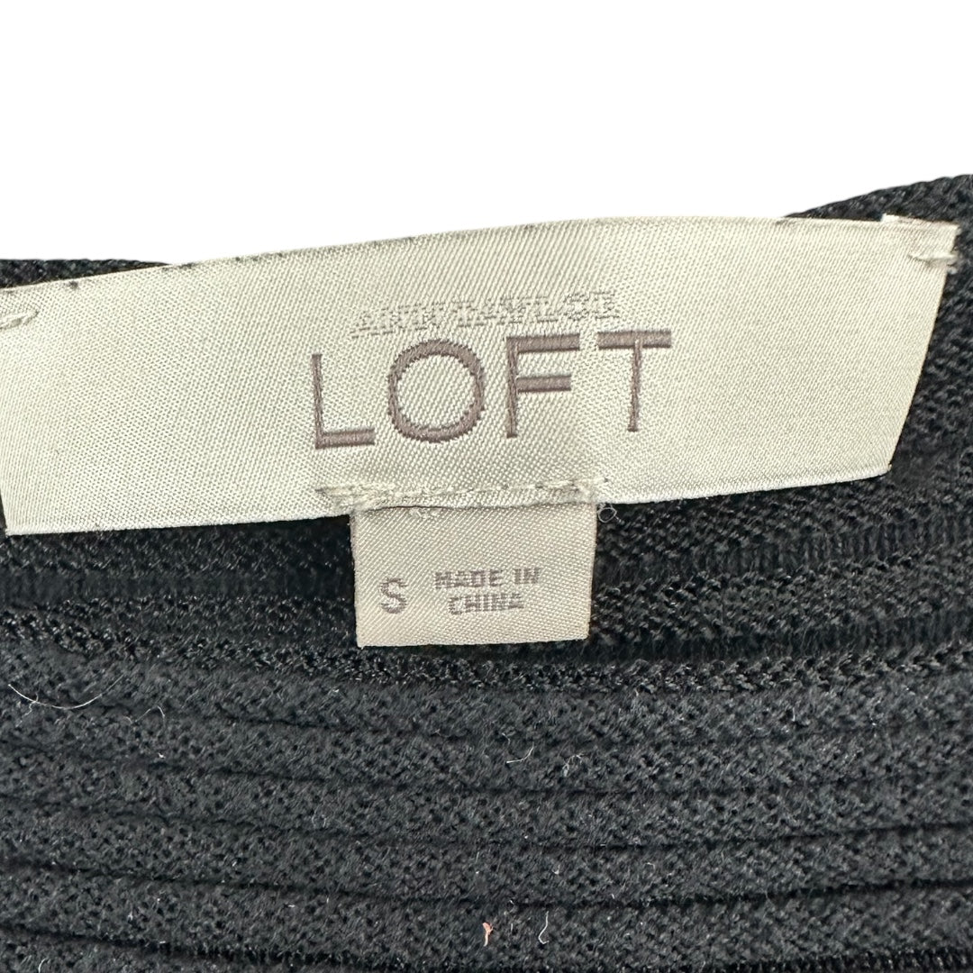 LOFT Striped Boat Neck Shirt