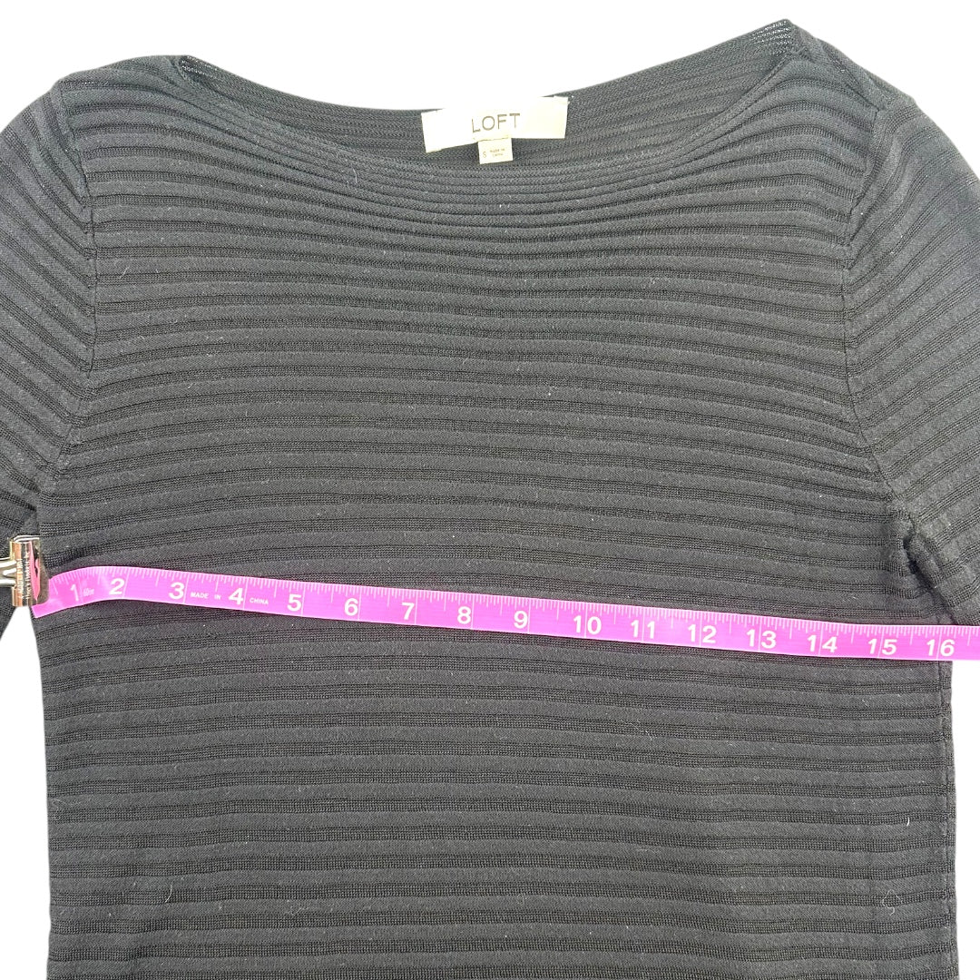 LOFT Striped Boat Neck Shirt