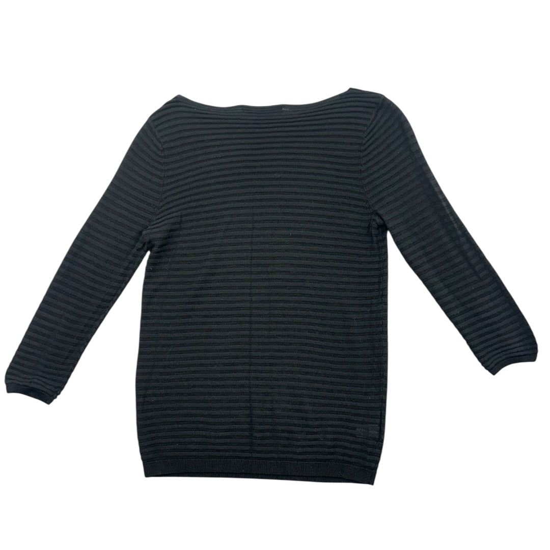 LOFT Striped Boat Neck Shirt
