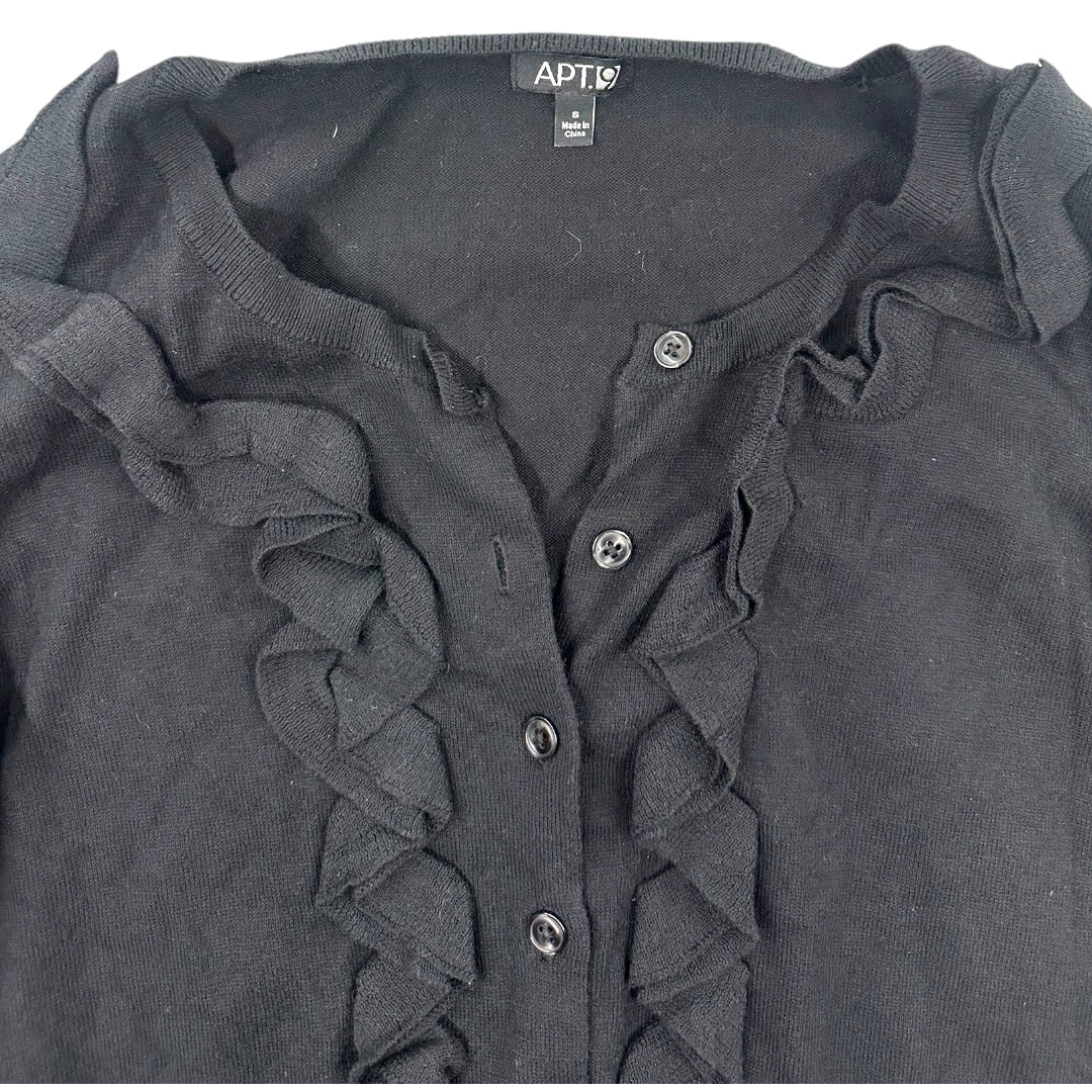 Apt. 9 Ruffled Front Cardigan