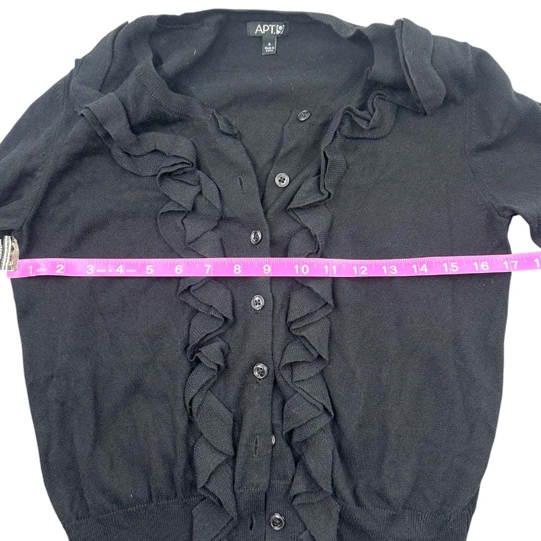 Apt. 9 Ruffled Front Cardigan