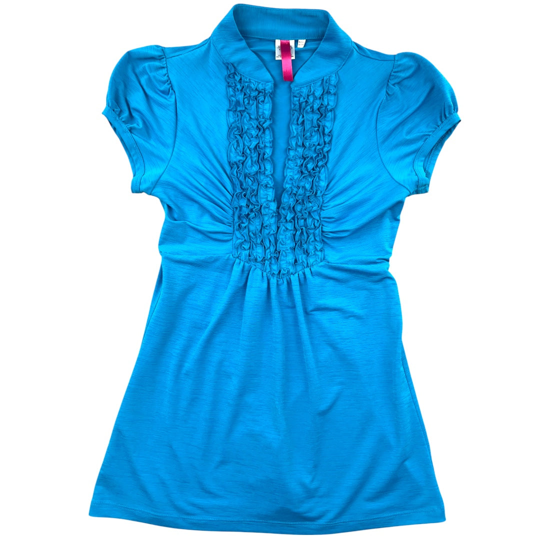 Y2K Heart & Soul Ruffled Blouse