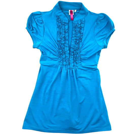 Y2K Heart & Soul Ruffled Blouse