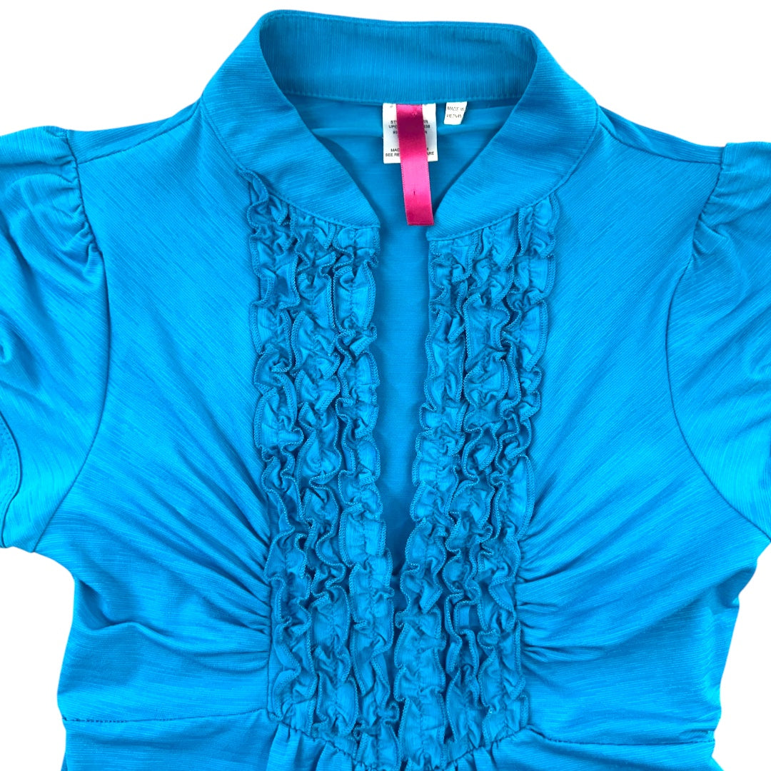 Y2K Heart & Soul Ruffled Blouse