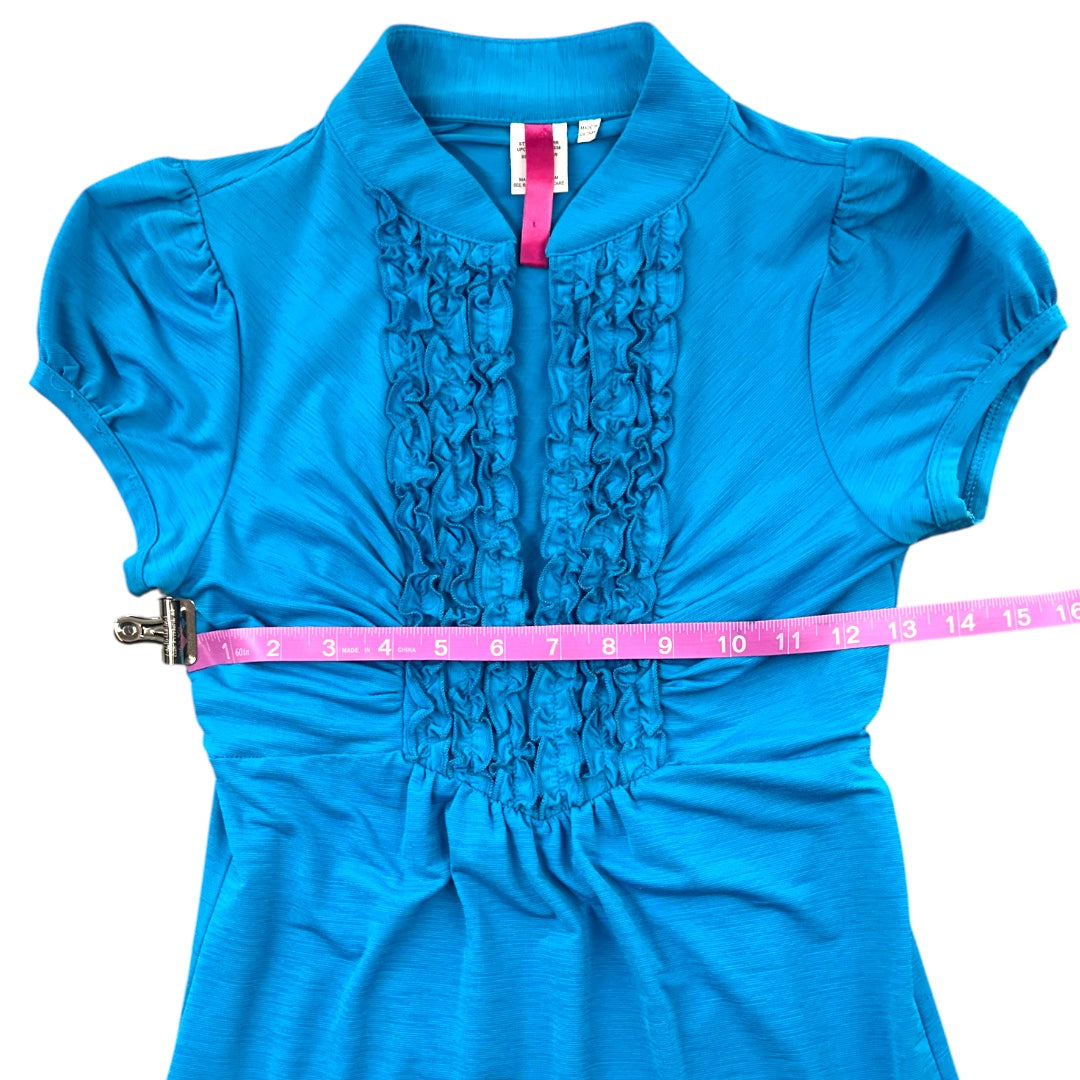Y2K Heart & Soul Ruffled Blouse
