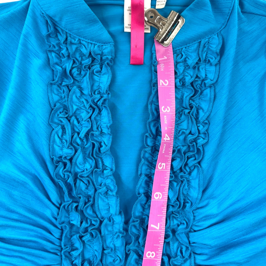 Y2K Heart & Soul Ruffled Blouse