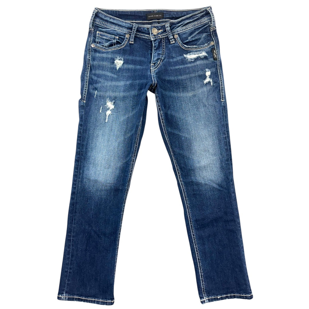 Silver Jeans Co. Avery High Rise Curvy Fit Slim Bootcut Jeans