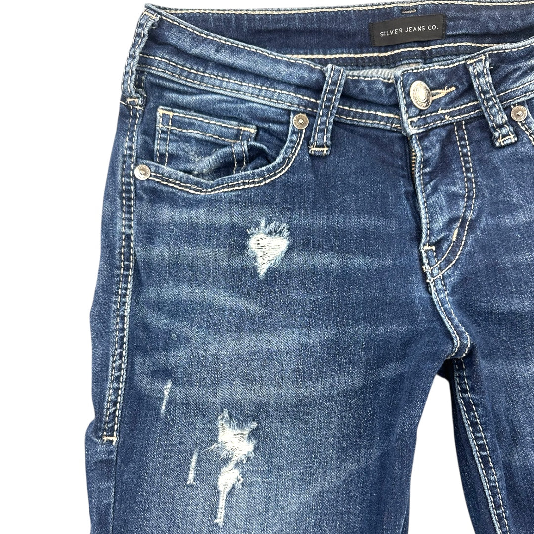 Silver Jeans Co. Avery High Rise Curvy Fit Slim Bootcut Jeans