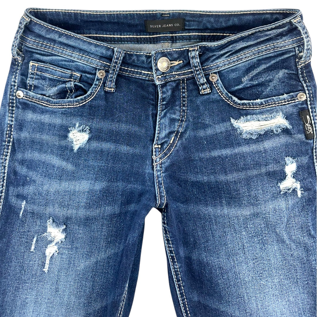 Silver Jeans Co. Avery High Rise Curvy Fit Slim Bootcut Jeans