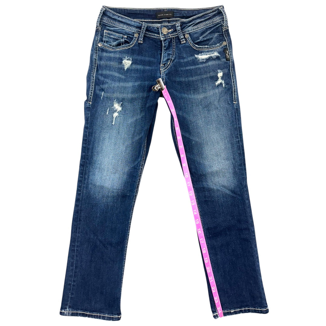 Silver Jeans Co. Avery High Rise Curvy Fit Slim Bootcut Jeans
